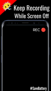record video while screen off app